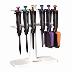 Pipette stand for single and multichannel microliter pipettes F1 / F2 | Description : With 6 slots